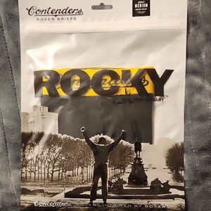 Rocky Contenders Boxer Briefs - Black and Gold
